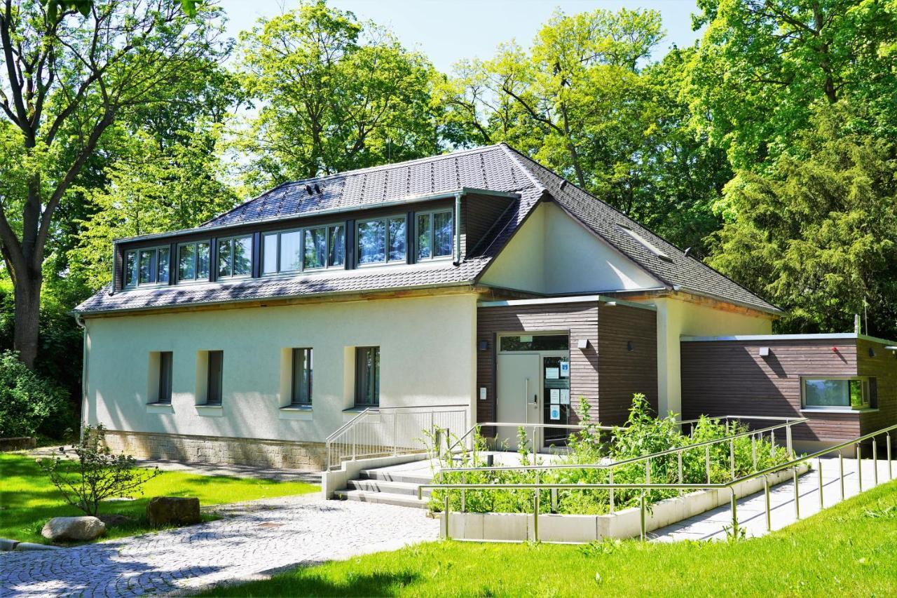 Pulverhuette Gaestehaus Im Egapark - Ein Projekt Der Lebenshilfe Erfurt Service Ggmbh ภายนอก รูปภาพ