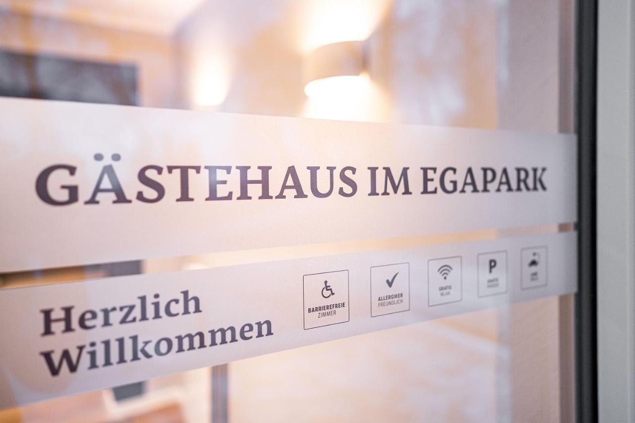 Pulverhuette Gaestehaus Im Egapark - Ein Projekt Der Lebenshilfe Erfurt Service Ggmbh ภายนอก รูปภาพ